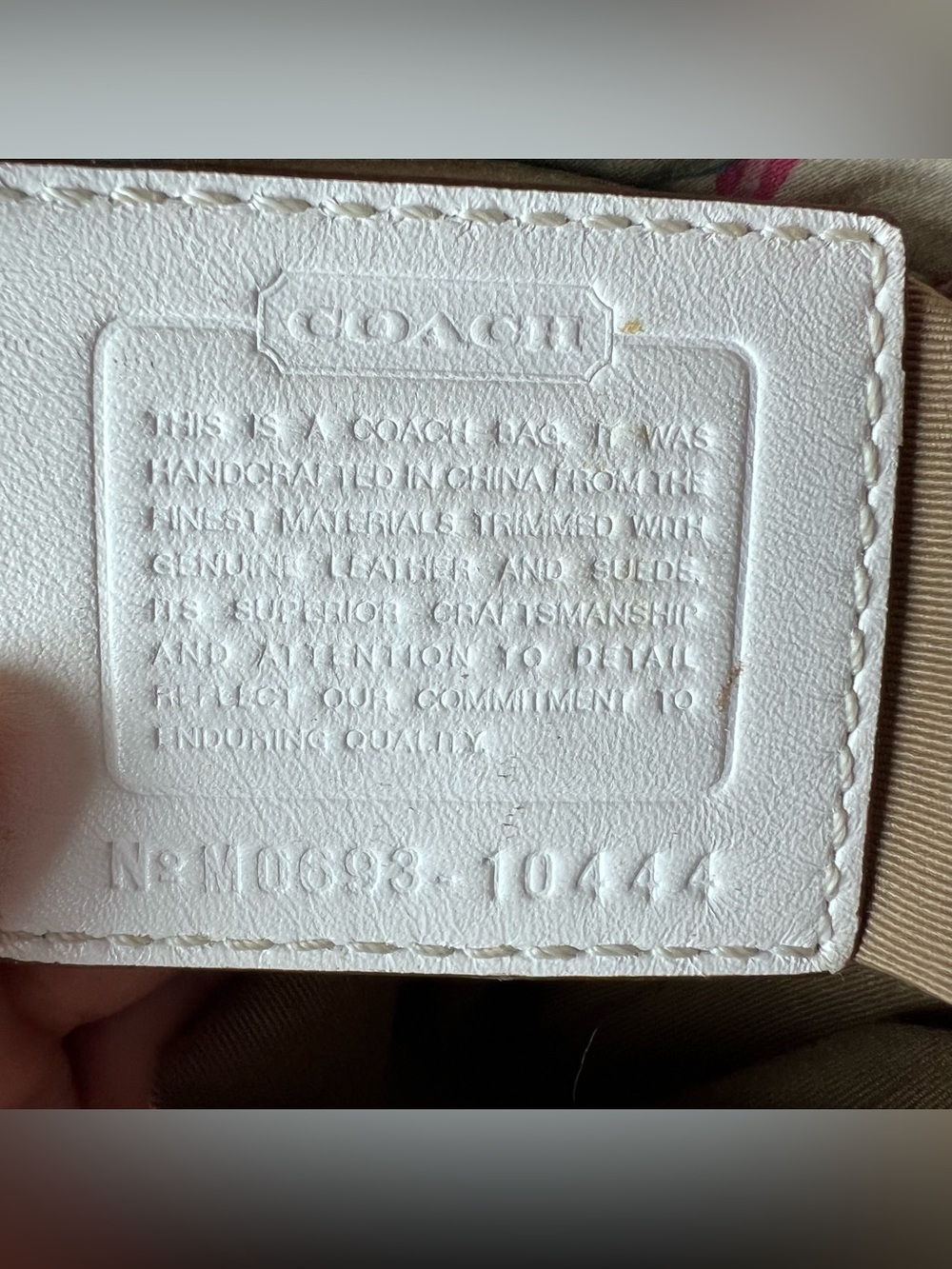 Coach Hamptons Weekend Patchwork Vintage Tote Bag - Picture 7 of 9